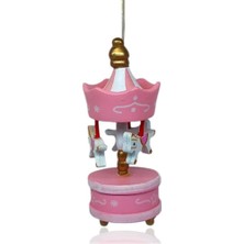 Casaba Hediyelik Ahşap Atlı Karınca Pembe