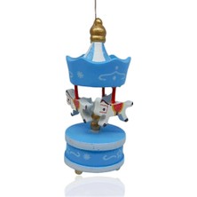 Casaba Hediyelik Ahşap Atlı Karınca Mavi