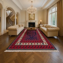Agkhome Agkhome Old Authentic Örgü Saçaklı Yağcı Bedir Halısı 151X225 cm
