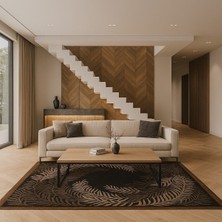 Agkhome Agkhome Elsa El Dokuma Palmiye Saçaksız Yün Halı 185X230 cm