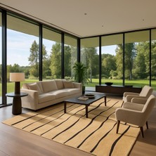 Agkhome Agkhome Kuzu Kürkü Jungle Parça Halı 200X180 cm