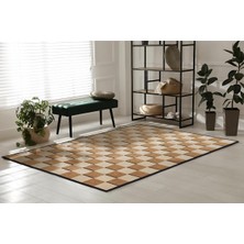 Agkhome Agkhome Sausalito Squares Brown Ind. Parça Halı 239X170 cm