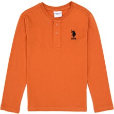 U.S. Polo Assn. Erkek Çocuk Bakır Bisiklet Yaka Sweatshirt 50314909-VR182