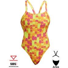 Funkita Bf Little Dotty Kadın Antrenman Mayo, Kalın Askılı