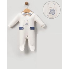 Lamato Baby AYICIK NAKIŞLI PATİKLİ BEBE ERKEK TULUM