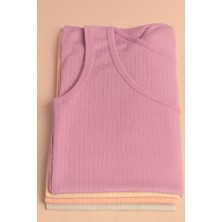 Defnem Kalın Askılı Kız Çocuk Atlet – Raporlu Likralı Ribana Kumaş, Esnek ve Rahat Yapı-6 Adet