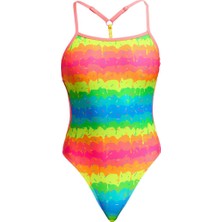 Funkita Tw Melting Mayhem Kadın Sırtı Örgülü Arkası Açık Mayo