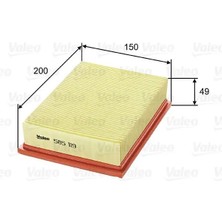Valeo 585119 Hava Filtresi 1444L7 6162293 6925896