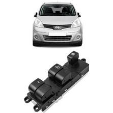 Cmeparts Nissan Note 2006-2013 Uyumlu Cam Açma Düğmesi Sol Dörtlü Işıklı 25401-4X00D
