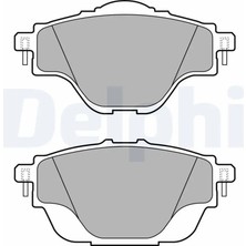 Delphi LP2509 Arka Fren Balatasi 1609000980 1617535480 1619791280