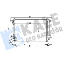 Kale 343285 Klima Radyatoru 5C0816411 5C0820411 5C0820411E