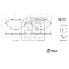 Febi 180630 Arka Fren Balatasi 1664737180 1681449980