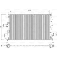 Valeo 734982 Motor Radyatoru 1300283 13217130 95524870