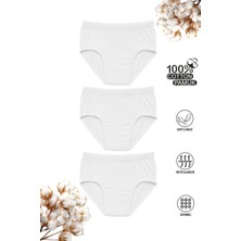 Özkan 0710 3'lü Paket Erkek Çocuk %100 Pamuklu Süprem Esnek Rahat Külot