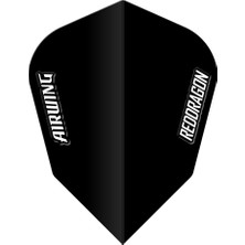 Red Dragon Airwing Moulded Black V-Standart Dart Flight
