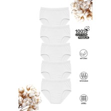Özkan Underwear Özkan 0710 5'li Paket Erkek Çocuk %100 Pamuklu Süprem Esnek Rahat Külot