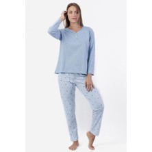 Ayyıldız 63610 Mavi Pijama Takımı
