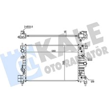 Kale 346080 Motor Radyatoru 95316029 95460096