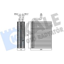 Kale 350045 Klima Radyatoru 1618062 1618092 52466784