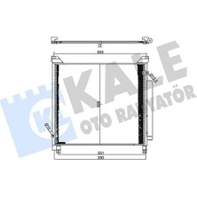Kale 357710 Klima Radyatoru 884600K350