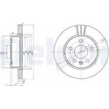 Delphi BG3296 Fren Diski On A6384210112 (2 Adet Fiyatıdır)