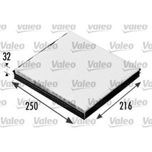 Valeo 698685 Polen Filtresi 6Q0820367 6Q0820367B A4638300018