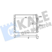 Kale 348270 Motor Radyatoru 6N0121201 6N0121253AE 6N0121253K