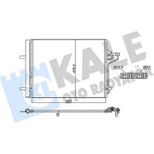 Kale 353135 Klima Radyatoru 1693590 2002808 8V6119710FA