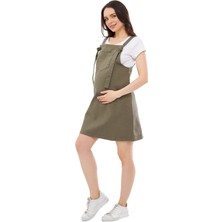 Luvmabelly MYRA6310 Hamile Jile Elbise Nefes Alabilir Kumaş ve Esnek Yapı ile Kadınlar İçin