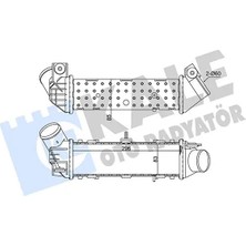 Kale 344755 Turbo Radyatoru 6K0145805C 6K0145805E 6K0145805F
