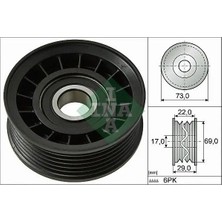 Ina 532064910 Alternator Gergi Bilyasi 1450947 1465253 1555720