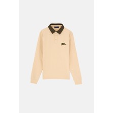 WWF Market Wild At Heart Soft Touch Polo Yaka Sweatshirt - Ekru
