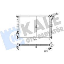 Kale 347265 Motor Radyatoru 17101475554 17111475554 17117541091