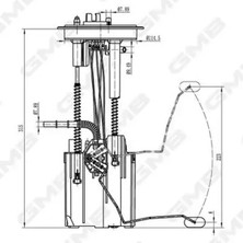 GMB GFPS219A Yakit Depo Samandirasi 5N0919087H