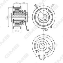 GMB GTB0710 Triger Gergi Bilyasi 04C109479G 04C109479H 04C109479J