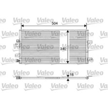 Valeo 817687 Klima Radyatoru 8200137650 8660002510