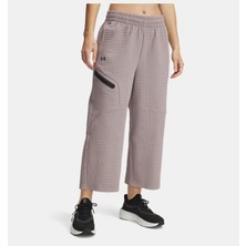 Under Armour Kadın Ua Unstoppable Fleece Grid Crop Eşofman Altı 1386492-015