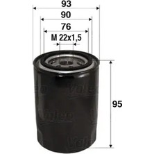 Valeo 586006 Yag Filtresi 1059924 1136568 1148703