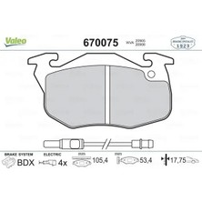 Valeo 670075 On Fren Balatasi 425137 425139 425140