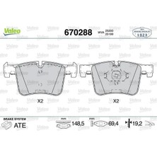 Valeo 670288 On Fren Balatasi 34106799801 34106859181 34106859182