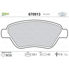 Valeo 670913 On Fren Balatasi 77362179 77362548 77363035