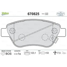 Valeo 670825 On Fren Balatasi 1605153 1605226 1605258
