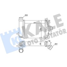 Kale 375815 Turbo Radyatoru 14461F270A 1449600Q0M 144961019R