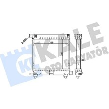 Kale 361300 Motor Radyatoru A1245008303 A2015000503 A2015003703