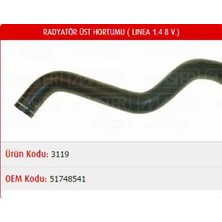 Master M3119 Radyator Hortumu Alt 51748541