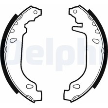 Delphi LS1404 Arka Fren Balatasi 7701202345 7701202542 7701202661