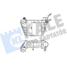 Kale 342000 Turbo Radyatoru 1J0145803A 1J0145803B 1J0145803F