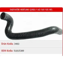 Master M3483 Radyator Hortumu Alt 51815389