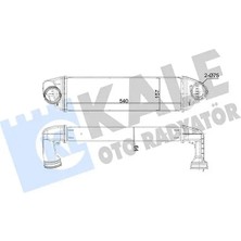 Kale 350770 Turbo Radyatoru 17513421803 17513453726