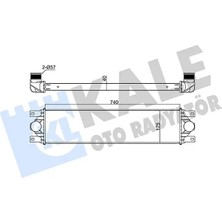 Kale 345100 Turbo Radyatoru 2147000QAA 4415074 7701057121